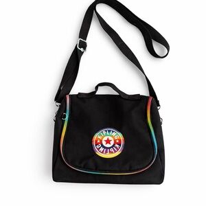 KIPLING Kichirou Food Lunch Bag Truly Black Rainbow Crossbody